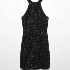 Robe Sequins à Emmanchures Américaines -Promos Chaudine Magasin 57019112 99 B