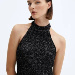 Robe Sequins à Emmanchures Américaines -Promos Chaudine Magasin 57019112 99 D1