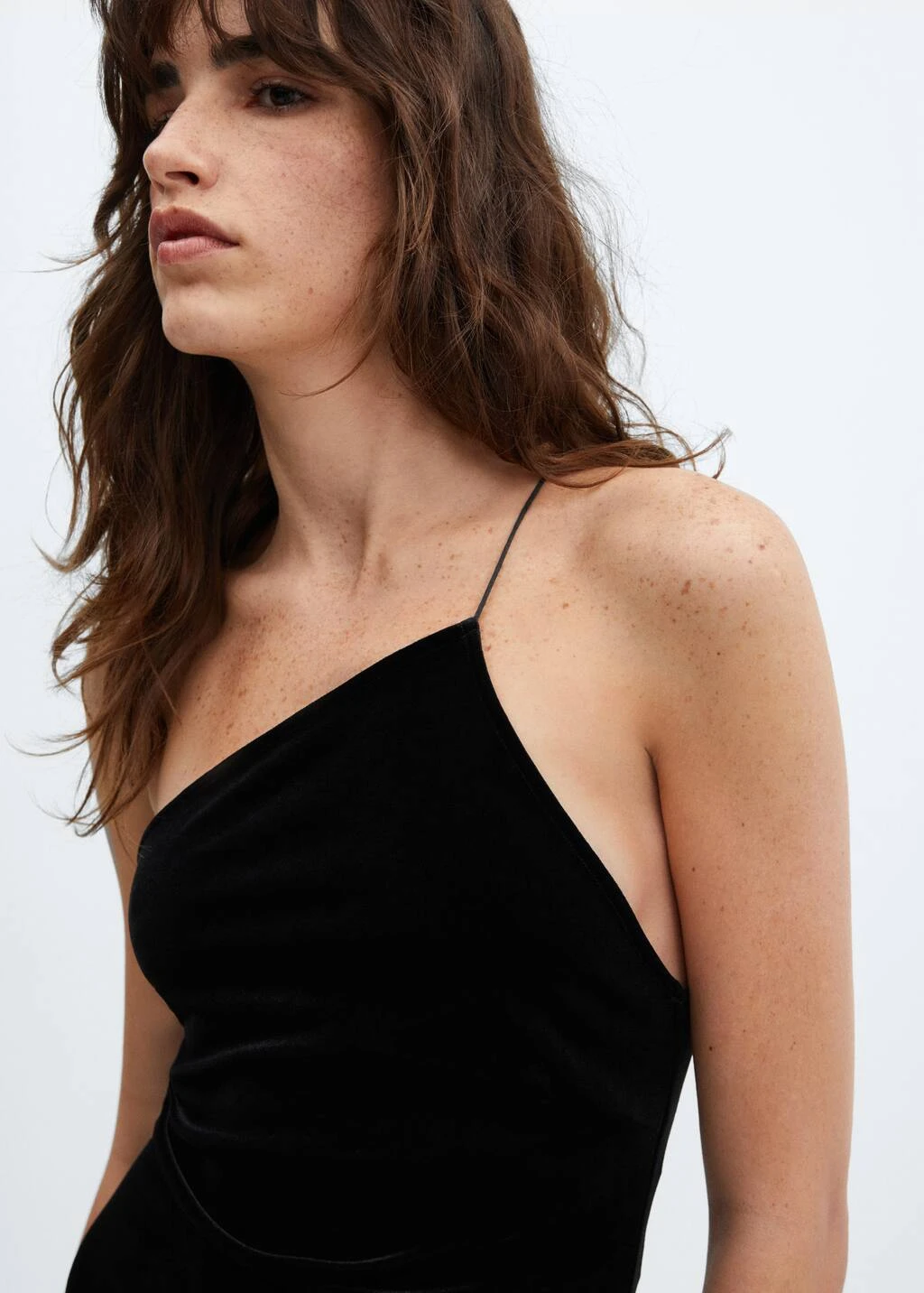 Robe Asymétrique Velours 4 Robe Asymétrique Velours – Image 4