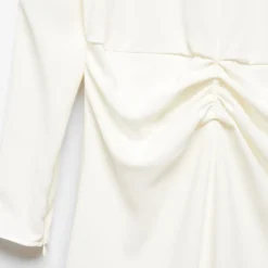 Robe à Détail Froncé -Promos Chaudine Magasin 57019127 05 D8