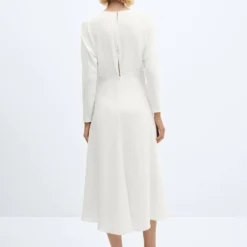 Robe à Détail Froncé -Promos Chaudine Magasin 57019127 05 R