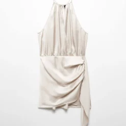 Robe Satinée Emmanchures Américaines 15 Robe Satinée Emmanchures Américaines -Promos Chaudine Magasin 57022884 90 B