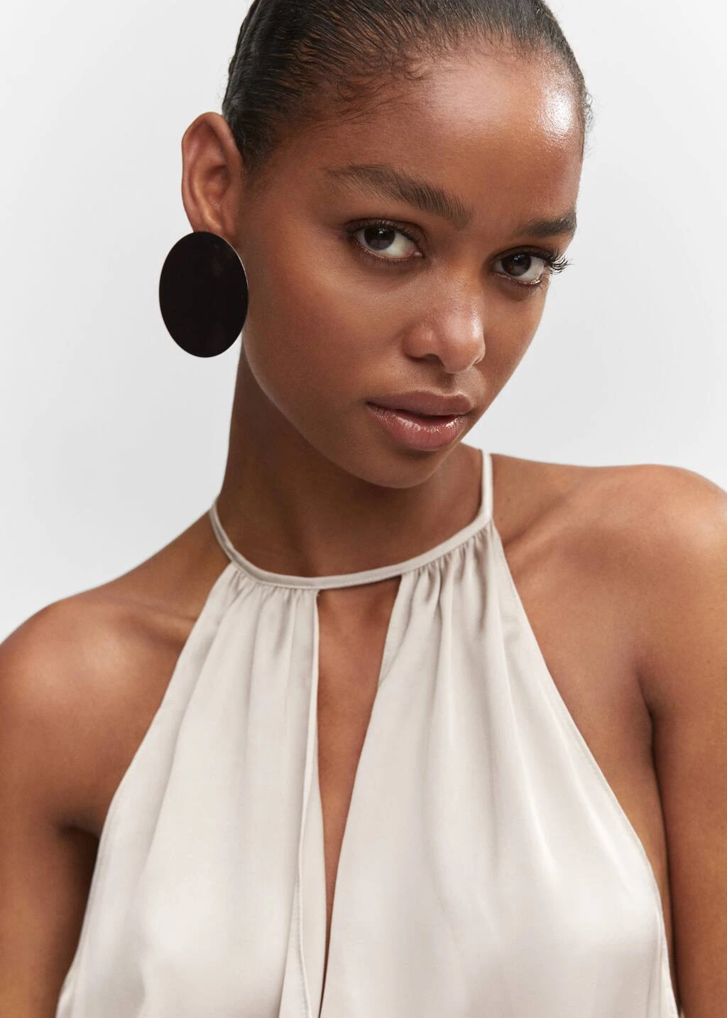 Robe Satinée Emmanchures Américaines 4 Robe Satinée Emmanchures Américaines – Image 4