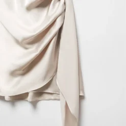 Robe Satinée Emmanchures Américaines 14 Robe Satinée Emmanchures Américaines -Promos Chaudine Magasin 57022884 90 D8