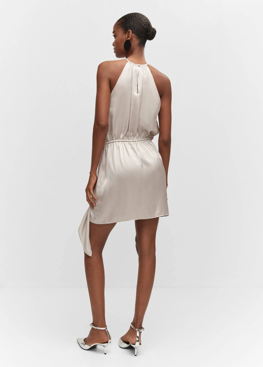 Robe Satinée Emmanchures Américaines 3 Robe Satinée Emmanchures Américaines – Image 3