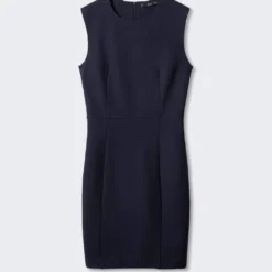 Robe Sans Manches Maille Point De Rome -Promos Chaudine Magasin 57022886 69 B