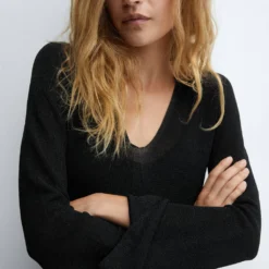 Robe Midi Maille Lurex 16 Robe Midi Maille Lurex -Promos Chaudine Magasin 57027717 99 D1