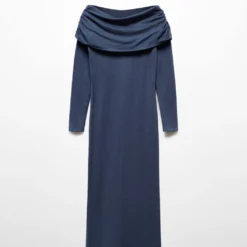 Robe Drapée épaules Dénudées 13 Robe Drapée épaules Dénudées -Promos Chaudine Magasin 57027754 52 B