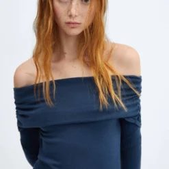 Robe Drapée épaules Dénudées 10 Robe Drapée épaules Dénudées -Promos Chaudine Magasin 57027754 52 D1