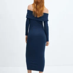 Robe Drapée épaules Dénudées 9 Robe Drapée épaules Dénudées -Promos Chaudine Magasin 57027754 52 R