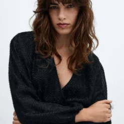 Robe Lurex Nœud 13 Robe Lurex Nœud -Promos Chaudine Magasin 57029096 99 D1