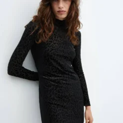 Robe En Imprimé Animal 11 Robe En Imprimé Animal -Promos Chaudine Magasin 57029108 99 D2