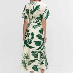 Robe Portefeuille Imprimée Volant -Promos Chaudine Magasin 57030247 01 R