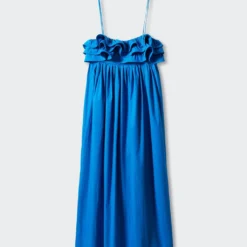 Robe Longue à Volants 15 Robe Longue à Volants -Promos Chaudine Magasin 57030463 52 B