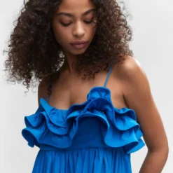 Robe Longue à Volants 11 Robe Longue à Volants -Promos Chaudine Magasin 57030463 52 D1