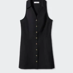 Robe Ramie Boutons -Promos Chaudine Magasin 57032885 99 B