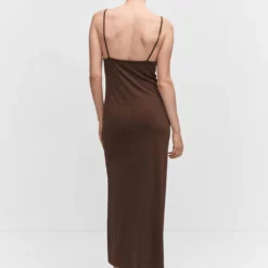 Robe Fendue Détails Froncés -Promos Chaudine Magasin 57032887 30 R