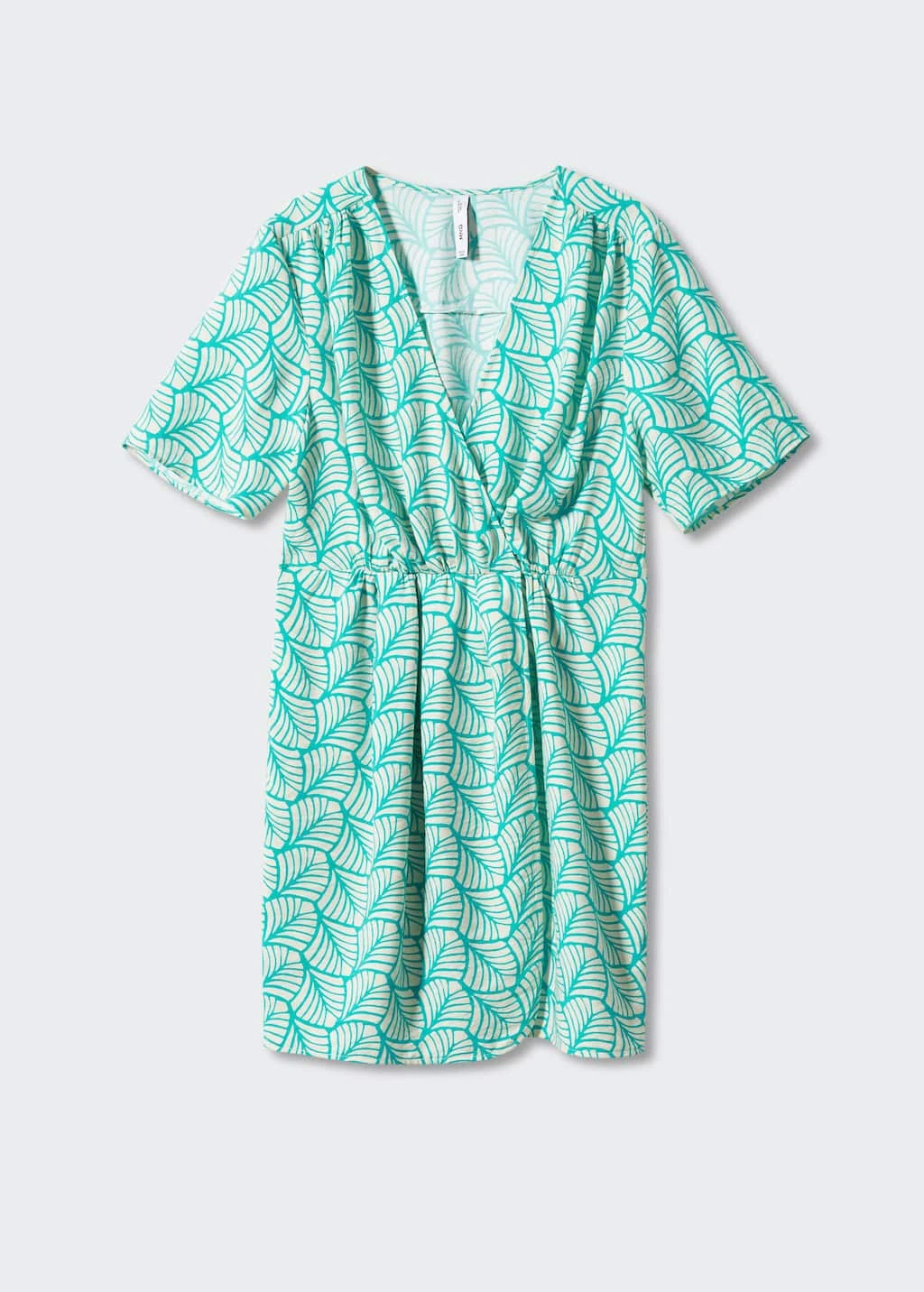 Robe Courte Cache-cœur Imprimée 13 Robe Courte Cache-cœur Imprimée – Image 13