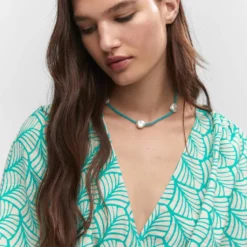 Robe Courte Cache-cœur Imprimée 22 Robe Courte Cache-cœur Imprimée -Promos Chaudine Magasin 57032890 46 D1