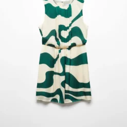 Robe Imprimée Détails Plissés -Promos Chaudine Magasin 57033815 43 B