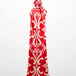 Robe Emmanchures Américaines Détail Fleur 17 Robe Emmanchures Américaines Détail Fleur -Promos Chaudine Magasin 57033822 70 B