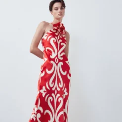 Robe Emmanchures Américaines Détail Fleur 15 Robe Emmanchures Américaines Détail Fleur -Promos Chaudine Magasin 57033822 70 D7