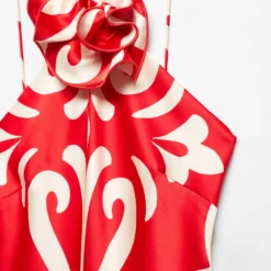 Robe Emmanchures Américaines Détail Fleur 16 Robe Emmanchures Américaines Détail Fleur -Promos Chaudine Magasin 57033822 70 D8