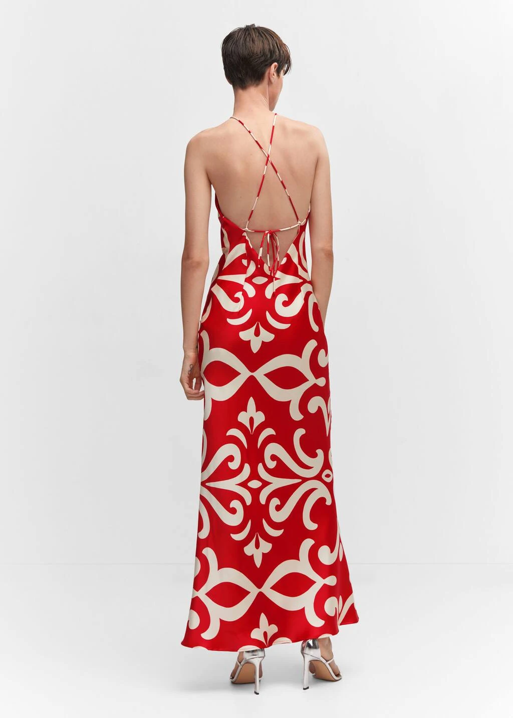 Robe Emmanchures Américaines Détail Fleur 3 Robe Emmanchures Américaines Détail Fleur – Image 3