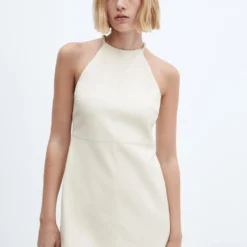 Robe Emmanchures Américaines Similicuir