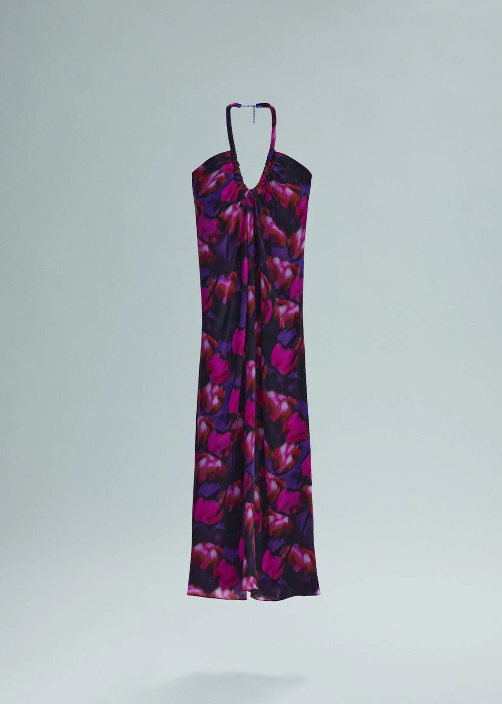 Robe Imprimée Soie Décolletée 8 Robe Imprimée Soie Décolletée – Image 8