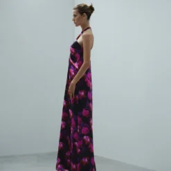 Robe Imprimée Soie Décolletée 12 Robe Imprimée Soie Décolletée -Promos Chaudine Magasin 57035152 65 D2