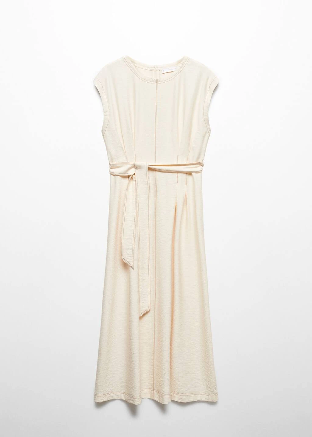 Robe Coutures Ceinture à Nouer 7 Robe Coutures Ceinture à Nouer – Image 7