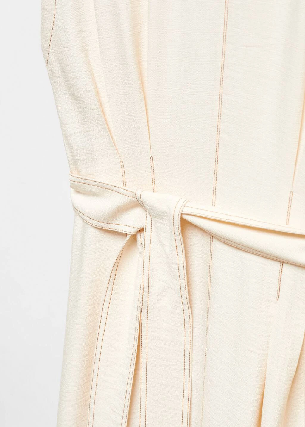 Robe Coutures Ceinture à Nouer 6 Robe Coutures Ceinture à Nouer – Image 6