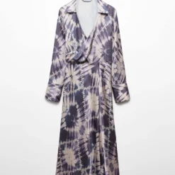 Robe Tie And Dye Satinée -Promos Chaudine Magasin 57036028 68 B