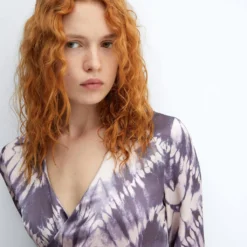 Robe Tie And Dye Satinée -Promos Chaudine Magasin 57036028 68 D1