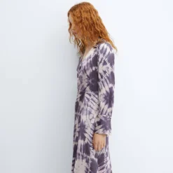 Robe Tie And Dye Satinée -Promos Chaudine Magasin 57036028 68 D2