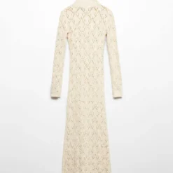 Robe Maille Détails Ajourés 15 Robe Maille Détails Ajourés -Promos Chaudine Magasin 57037727 05 B