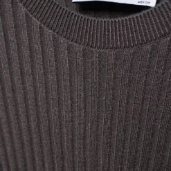 Robe Midi à Bords Côtelés -Promos Chaudine Magasin 57037735 95 D8