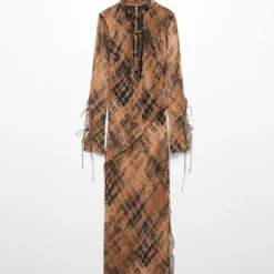 Robe Semi-transparente Imprimée -Promos Chaudine Magasin 57037763 79 B