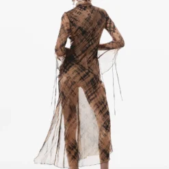 Robe Semi-transparente Imprimée -Promos Chaudine Magasin 57037763 79 R