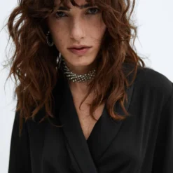 Robe Cache-cœur Revers -Promos Chaudine Magasin 57039110 99 D1