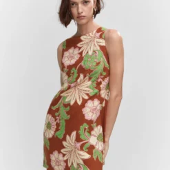 Robe Lin Ouverture Dos