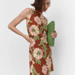 Robe Lin Ouverture Dos -Promos Chaudine Magasin 57040276 30 D2