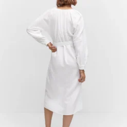 Robe Coton Ceinture -Promos Chaudine Magasin 57040288 01 R