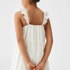 Robe Coton Volants -Promos Chaudine Magasin 57040368 01 R