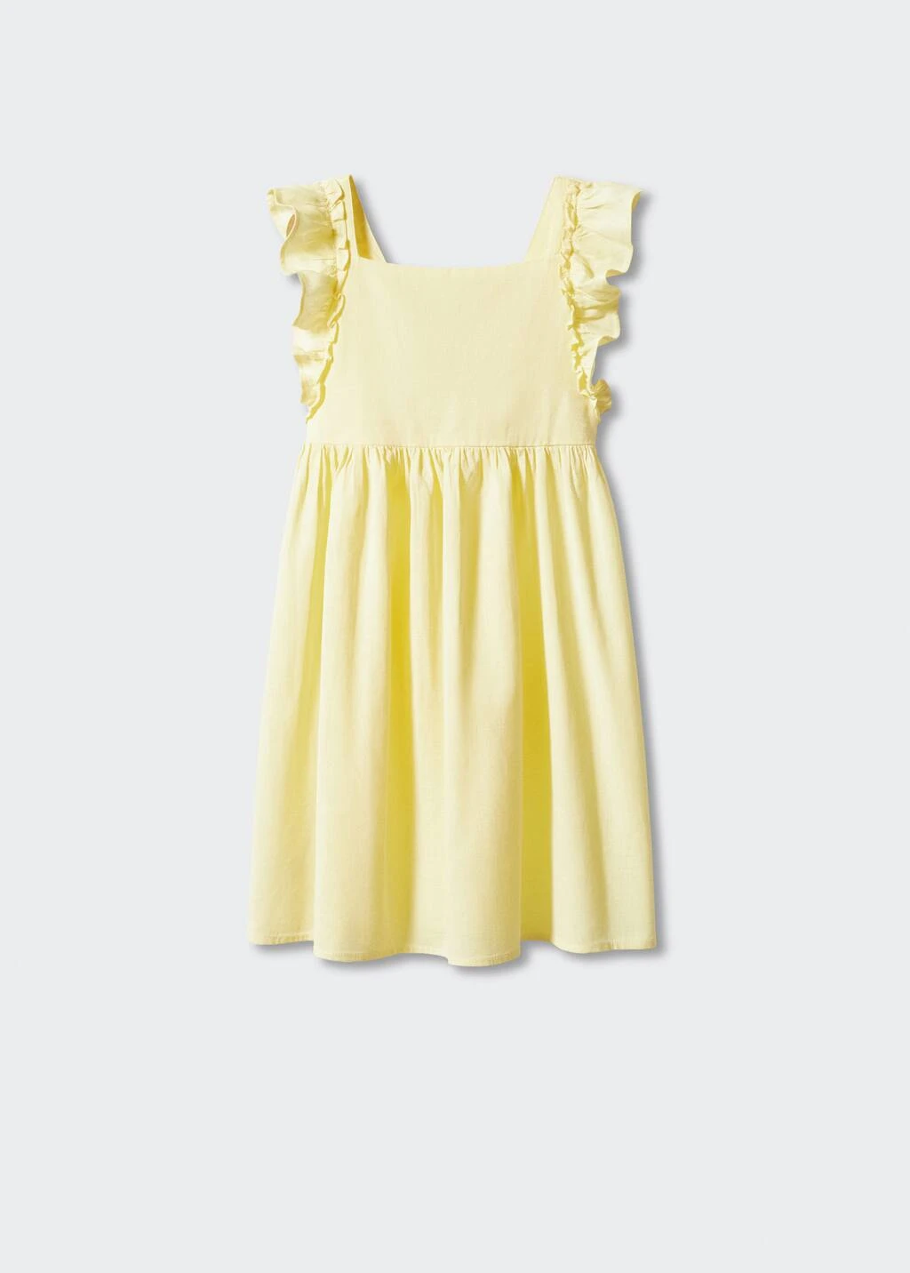 Robe Lin Détail Froncé 3 Robe Lin Détail Froncé – Image 3