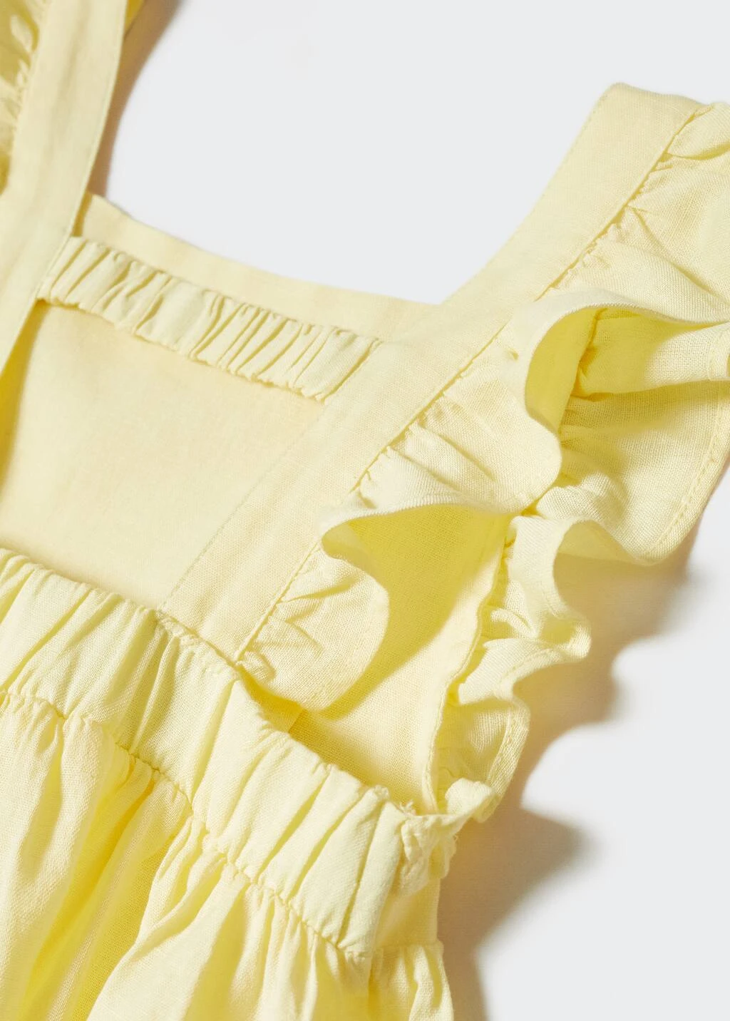 Robe Lin Détail Froncé 5 Robe Lin Détail Froncé – Image 5