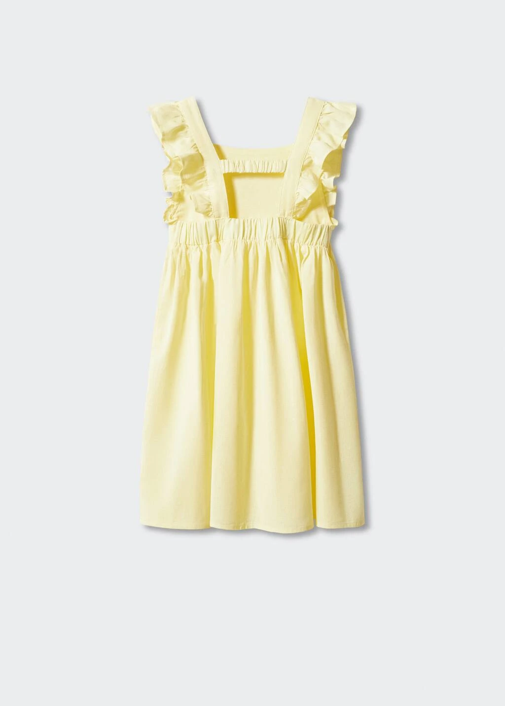 Robe Lin Détail Froncé 4 Robe Lin Détail Froncé – Image 4