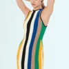 Robe Midi Maille Multicolore