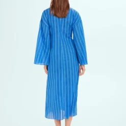 Robe Rayures Détail Nœud -Promos Chaudine Magasin 57040387 52 R